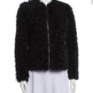 Elegant Black Teddy Jacket for Women